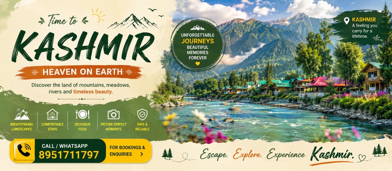 Gulmarg Kashmir Travel Banner